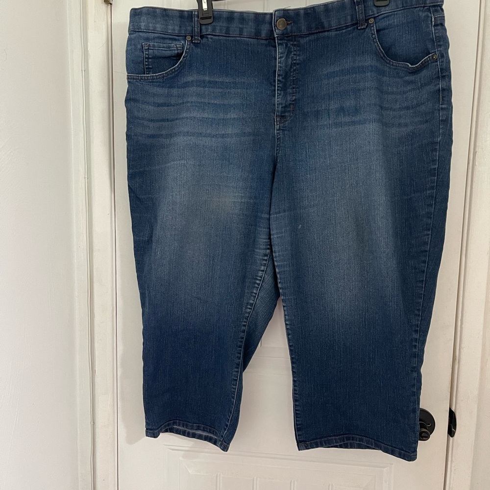 Capri jeans plus size